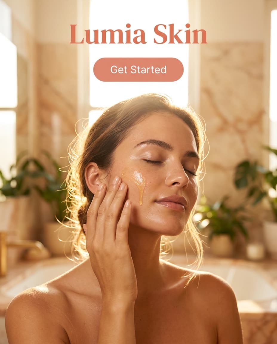 Skincare brand ad example